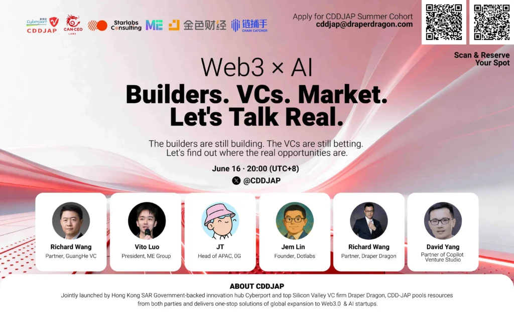 Web3 × AI: Builders. VCs. Market. Let's Talk Real.