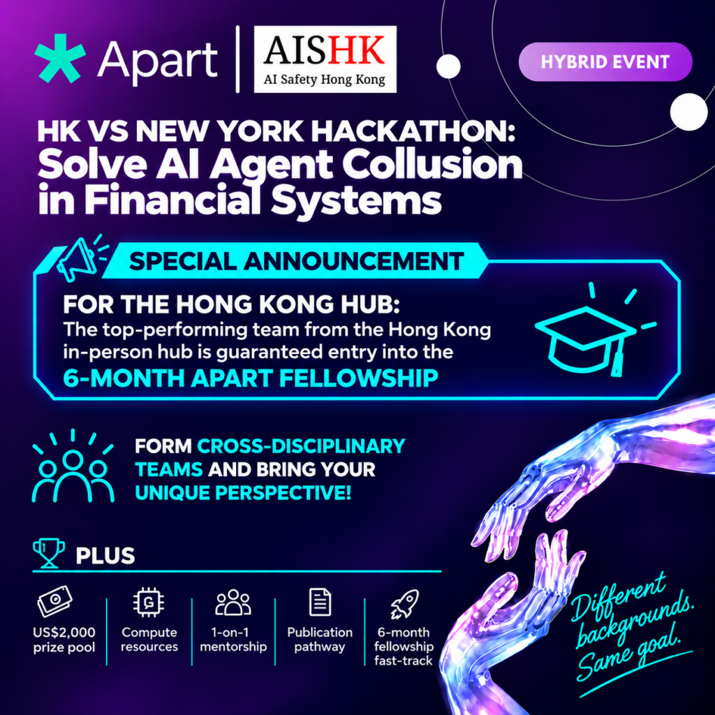 Hong Kong vs. New York AI Hackathon: Solve AI Agent Collusion in Financial Systems